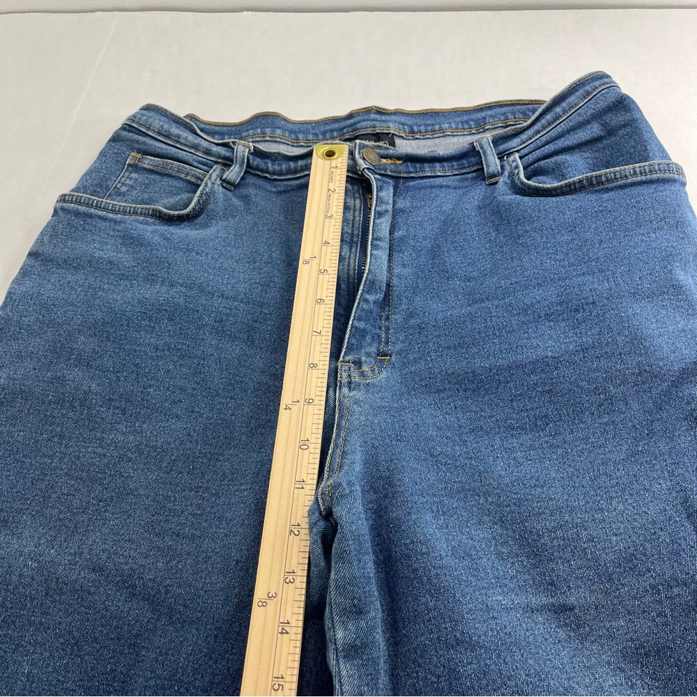 ✨ Vintage Bonjour Denim Capri Pants ✨ - Picture 8 of 13